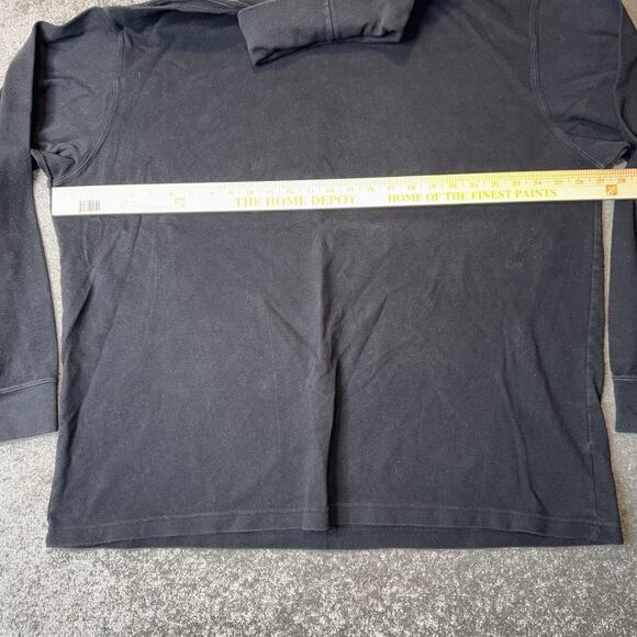 Harley-Davidson Mock Neck Long Sleeve Shirt XX-Large‎ Black Cotton - Picture 4 of 9